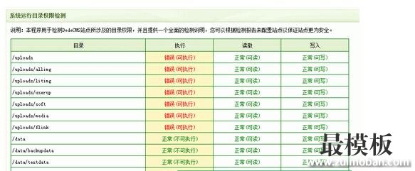 初识织梦DEDECMS系统安全检测功能