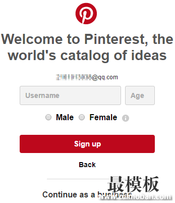 pinterest注册流程