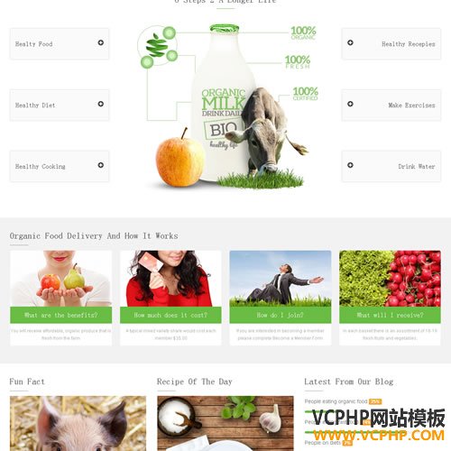 Joomla有机食品Organic Food主题模板