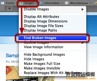 在Drupal中查找出错失效的图片