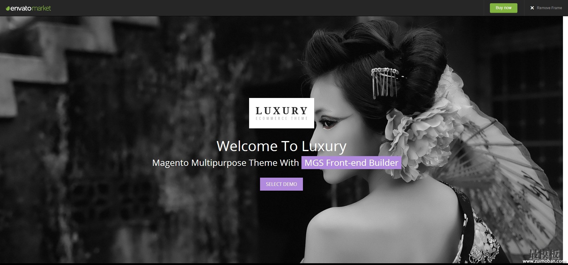 Luxury高端时尚magento主题模