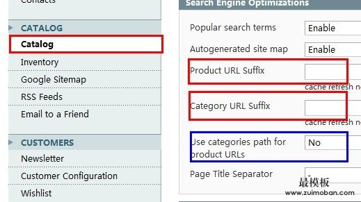 magento url seo