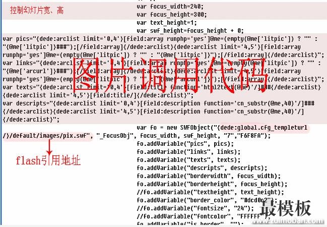 DEDECMS幻灯片中JavaScript实际应用举例