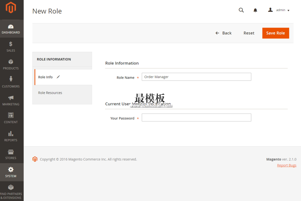 Magento2管理者權限 Magento2管理者权限