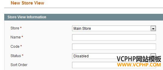 Magento创建新的商店视图
