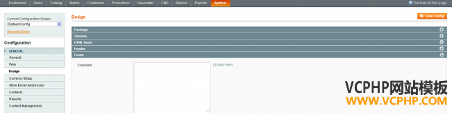 remove magento footer links 6