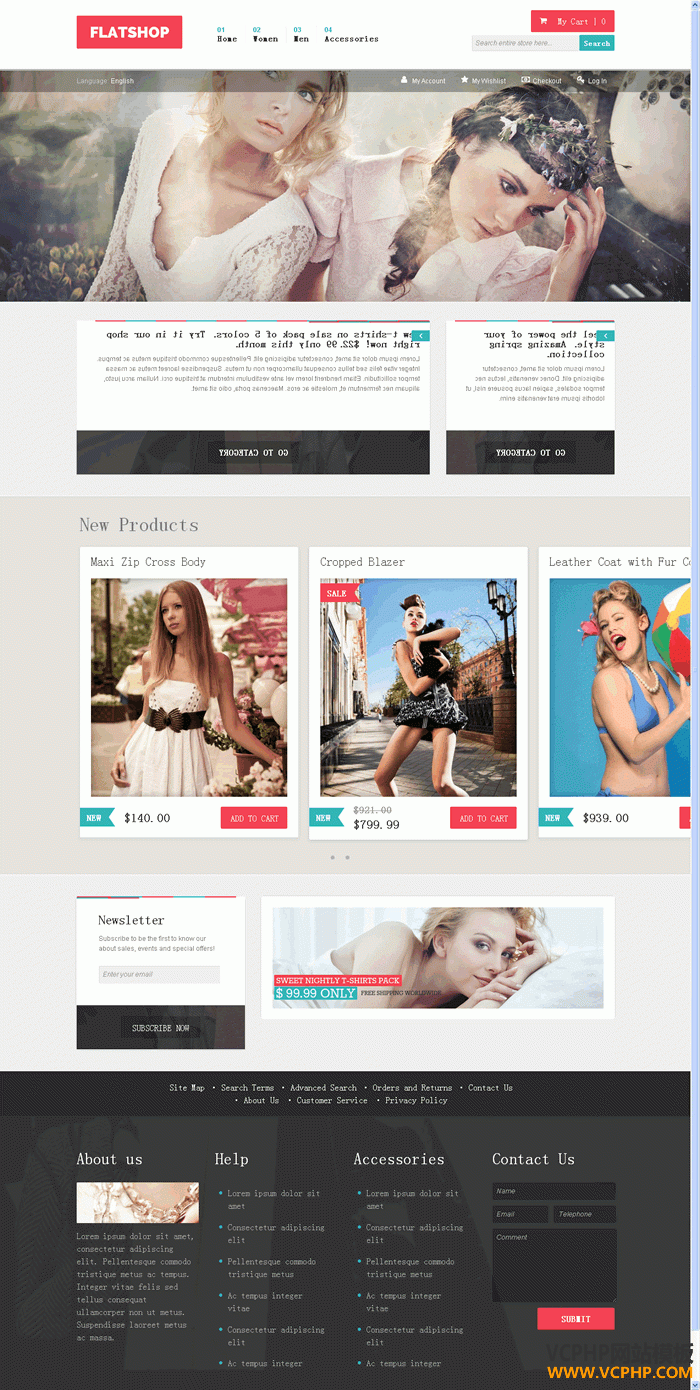 magento模板视网膜主题模板FLATSHOP - RETINA MAGENTO THEME template