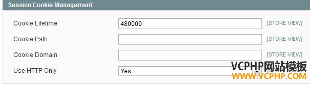 magento cookie设置