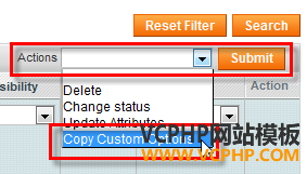 hicoogle magento mass actions_menu